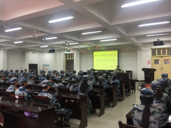 陕西蓝田:消防大队深入开展消防宣传进军训活