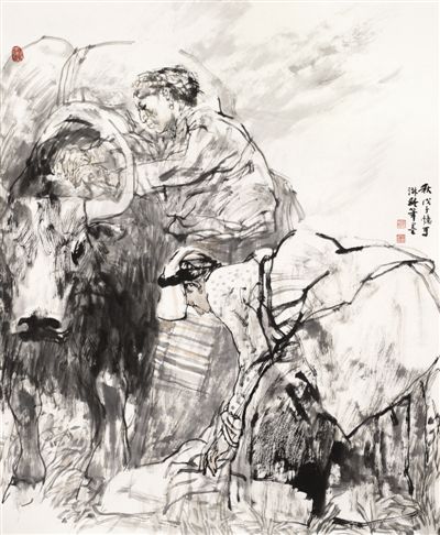 秋（中国画）杜滋龄