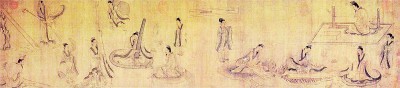 斫琴图（局部） 顾恺之 绘