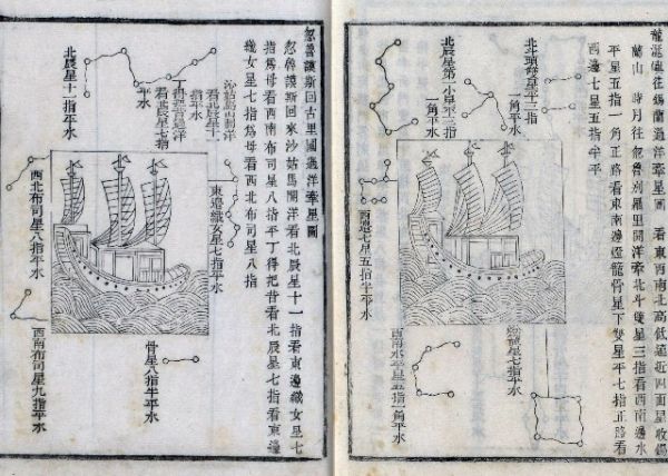 过洋牵星图。资料图