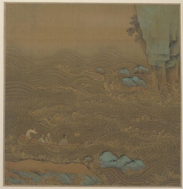 宋元集册第二本-宋人赤壁图页