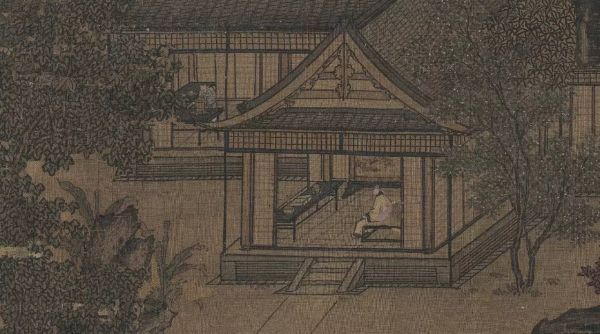 南宋刘松年《四景山水图》