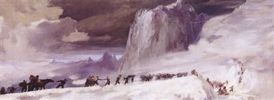 红军过雪山（油画）艾中信