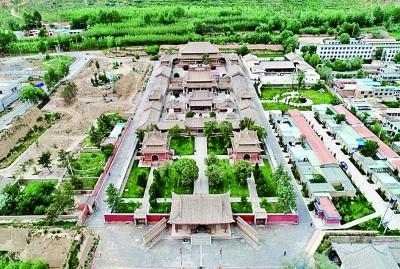 瞿昙寺鸟瞰图。故宫博物院供图