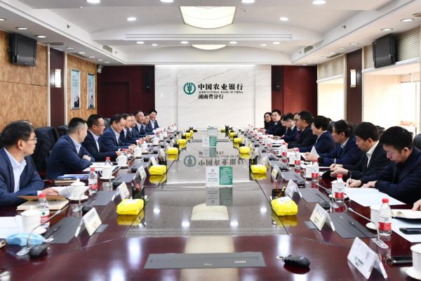 农行湖南分行与湖南省融资担保集团有限公司举行高层会谈并成功签订战略合作协议_地方聚焦_人民论坛网