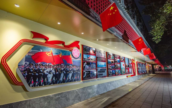 常德市国防教育军史宣传长廊建成揭幕