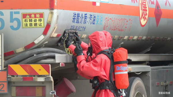 对车辆罐体进行堵漏