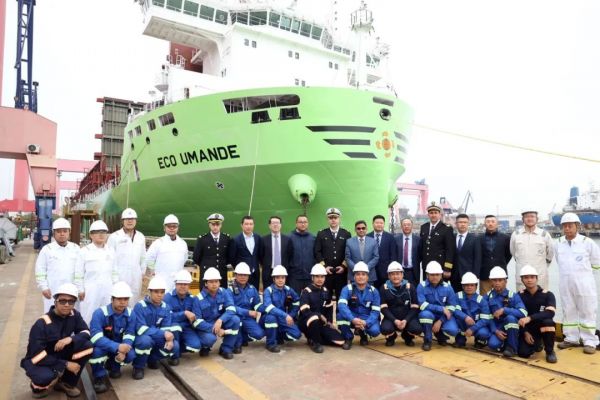 2024年3月18日交付新加坡船东“ECO UMANDE”轮