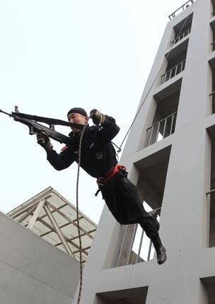 圖為宋清罡訓(xùn)練照片 。