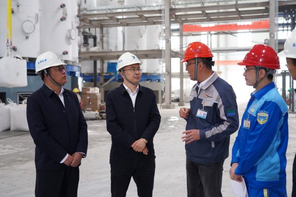 中国盐湖党委书记、董事长薛飞调研“4+2'万吨锂盐项目建设情况