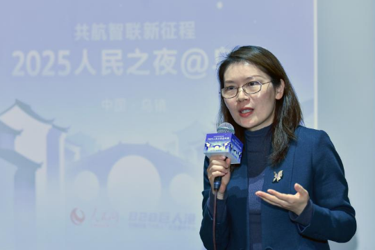 深信服科技副总裁付夏冰。人民网记者 任峰涛摄