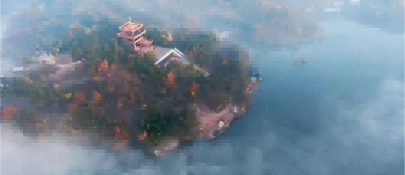 党旗高扬山水间