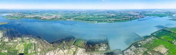 清淤疏浚后的小白洋淀区域（杜硕 摄）