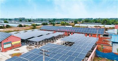 村委会院里建了座“发电站”