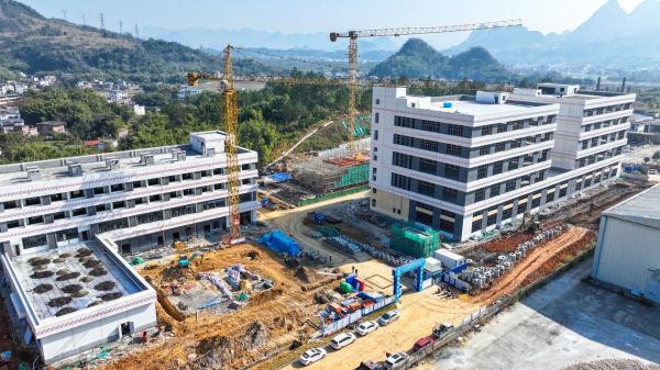 清远连南产业园标准厂房项目已经初步建成