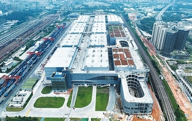 智能拼装，铁路货场上建起物流园