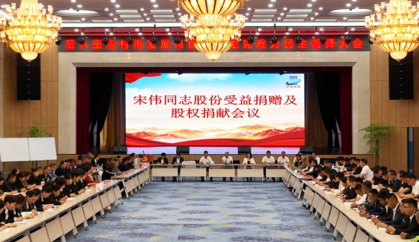 后八里沟村党委书记宋伟捐赠13亿股权和股权收益