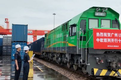 开行十年 广州中欧班列进出口货值超1100亿元