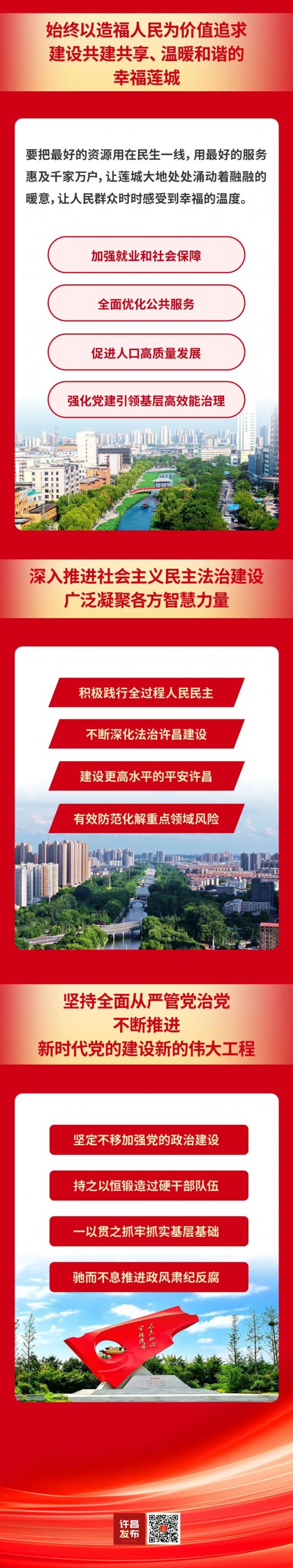 一图速览｜中国共产党许 昌市第九次代表大会报告来了